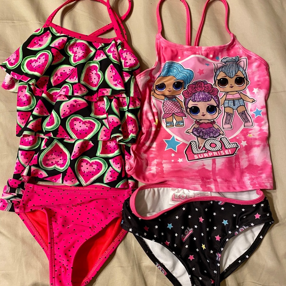 5 for $25 Like new girls swimwear